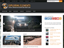 Tablet Screenshot of exploringelements.com